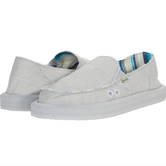 Sanuk Women Donna soft Top hemn Loafer Slip on shoes sz 11 - Picture 1 of 9